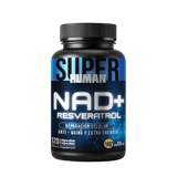 NAD + Resveratrol - Cápsulas de Reparación Celular Antienvejecimiento y Energía Extra (120 Cápsulas) - SuperHuman™