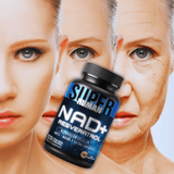 NAD + Resveratrol - Cápsulas de Reparación Celular Antienvejecimiento y Energía Extra (120 Cápsulas) - SuperHuman™